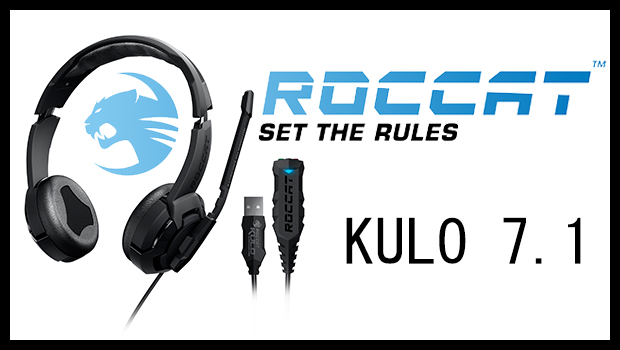 Roccat Kulo Virtual 7.1 sonido envidiable de tamaño compacto.