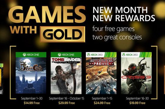Sorprenden los Games with gold de septiembre en Xbox Live