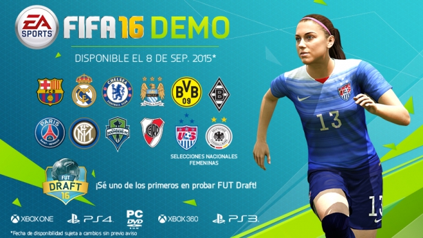 Demo de Fifa 16 ya disponible