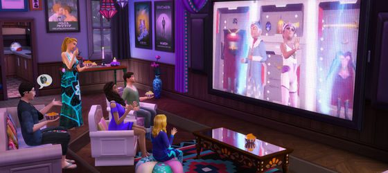 Los Sims 4 Noche de Cine Pack de Accesorios disponible el 12 de Enero
