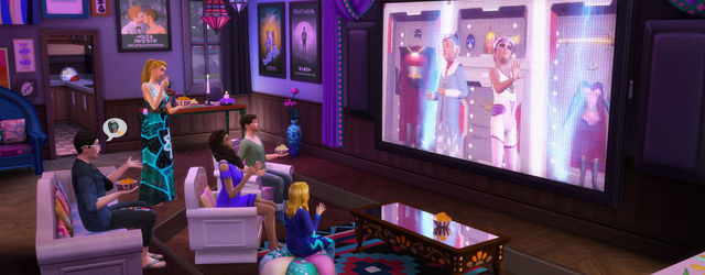 Los Sims 4 Noche de Cine Pack de Accesorios disponible el 12 de Enero