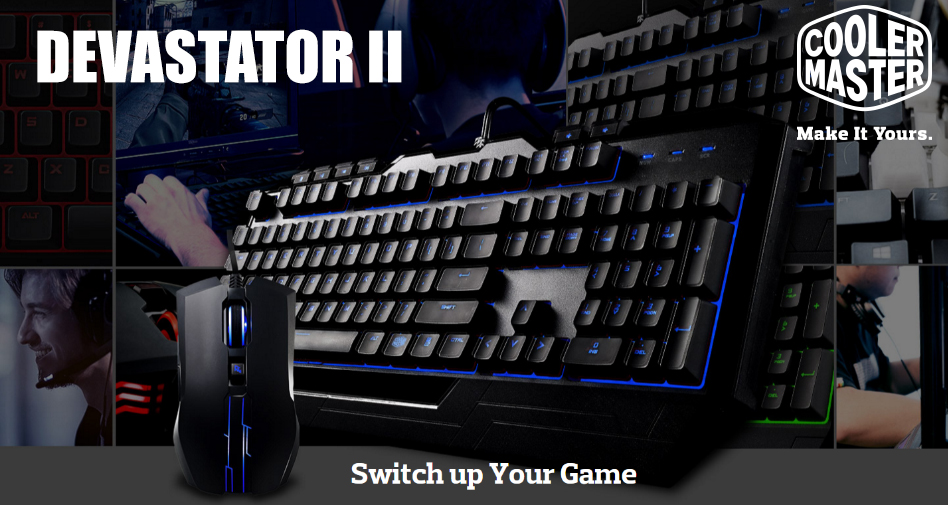 Análisis del pack de teclado+ratón Gaming Cooler Master Devastator II