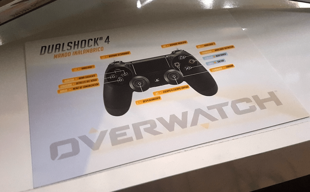 Controles del mando DualShock 4 para Overwatch