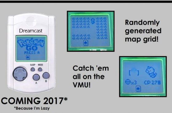 Pokémon GO llegará a VMU de Dreamcast