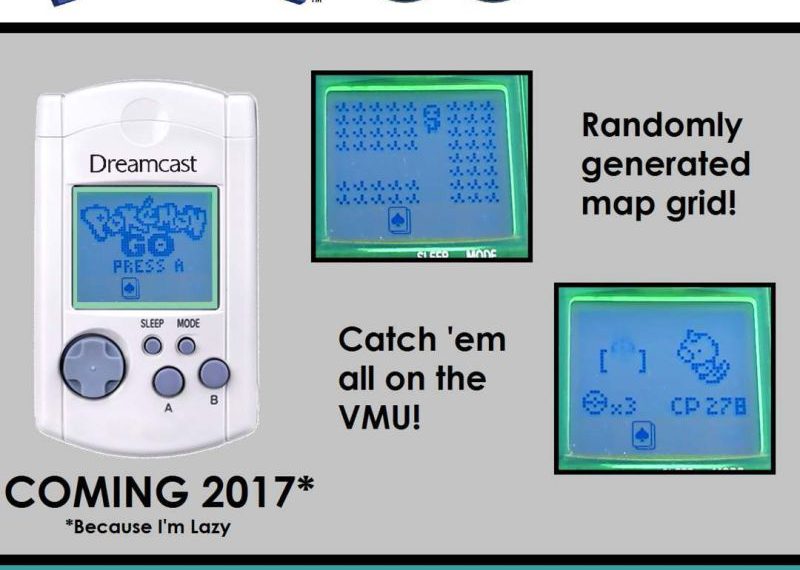 Pokémon GO llegará a VMU de Dreamcast