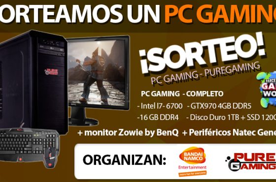 Sorteo PC Gaming completo con Bandai Namco Ent. ¡Participa!