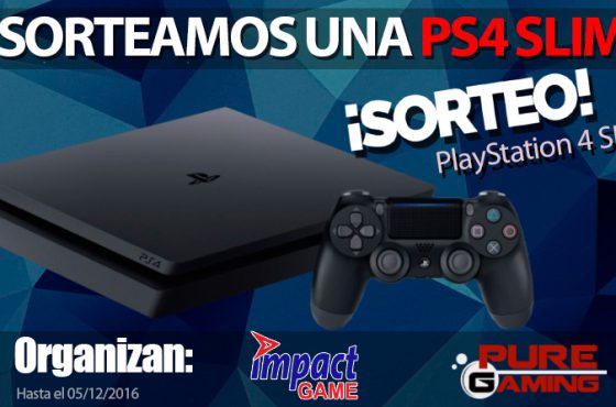 SORTEAMOS UNA CONSOLA PLAYSTATION 4 SLIM ¡PARTICIPA!