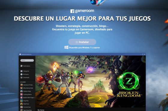 Ya puedes probar Gameroom, la plataforma de juegos de Facebook