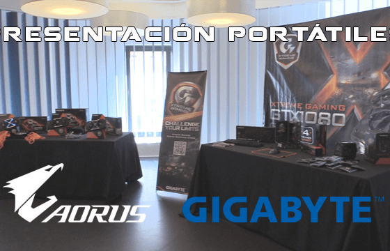 Presentación portátiles Aorus y Gigabyte 100% gaming