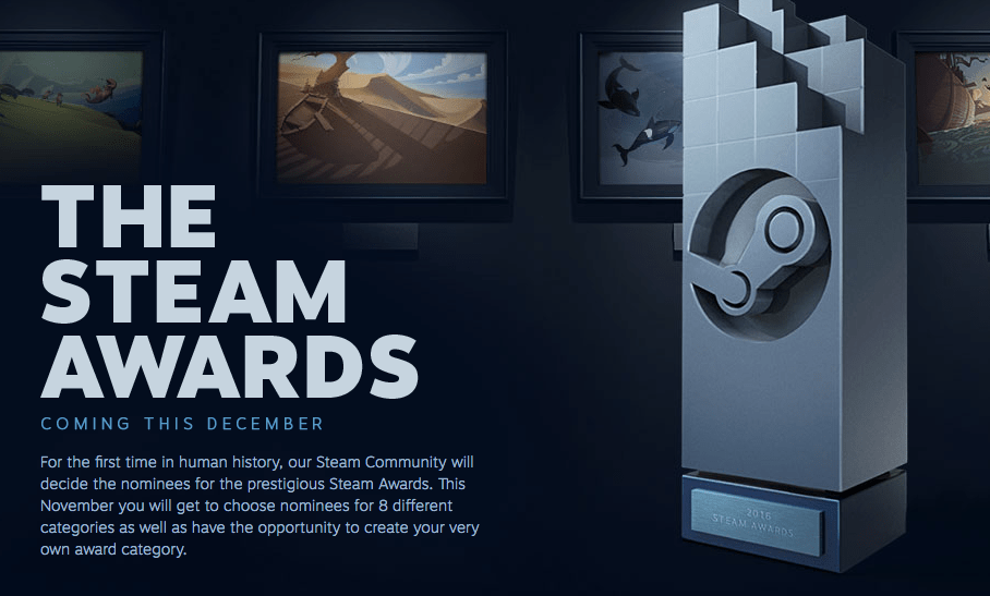 Estos son los finalistas a los Steam Awards 2016