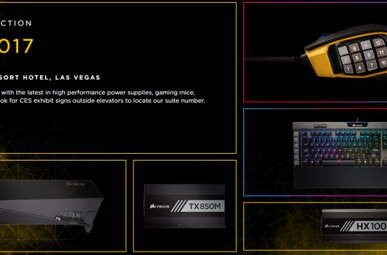 CORSAIR presenta sus novedades en el CES 2017