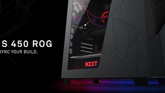 NZXT presenta el chasis Noctis 450 RoG en colaboración con ASUS y Republic of Gamers
