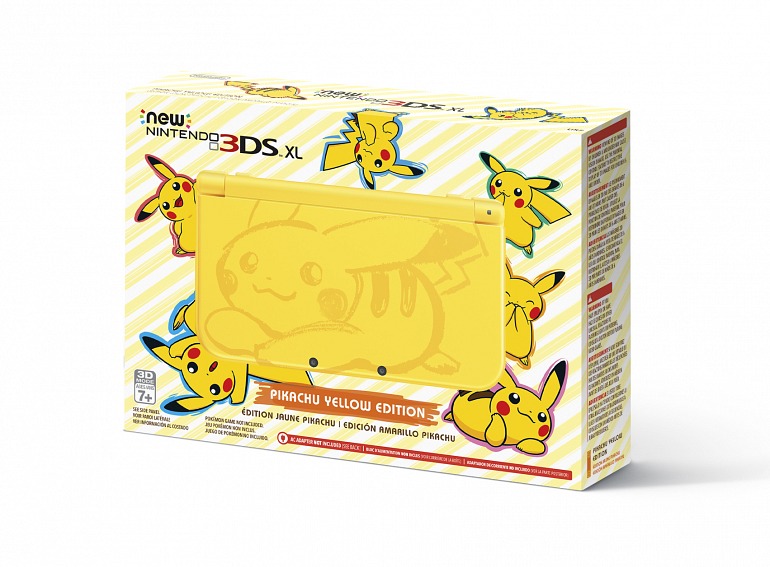 Nintendo lanza un nuevo color para su 3DS XL, el Amarillo Pikachu