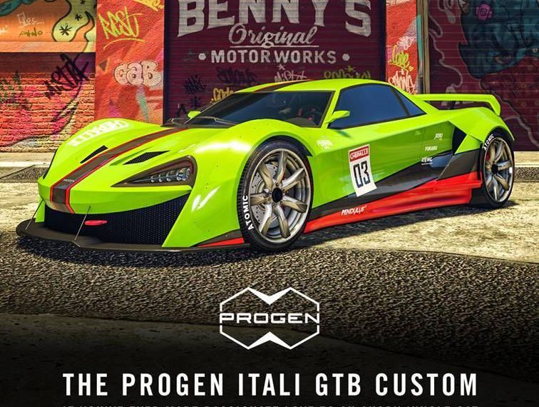 Ya disponible Progen Itali GTB Personalizado, el coche más caro de GTA Online