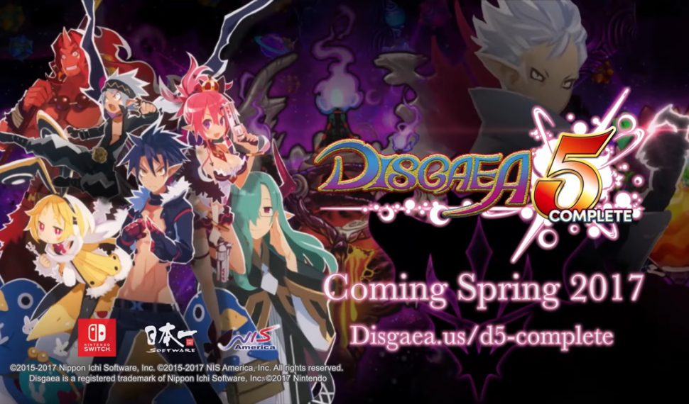 Disgaea 5 Complete para Nintendo Switch ya tiene tráiler oficial