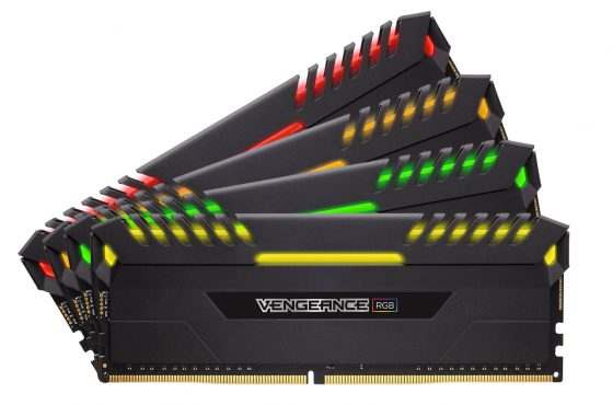 CORSAIR lanza la memoria DDR4 VENGEANCE RGB