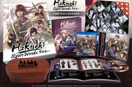 Hakuoki: Kyoto Winds presenta su edición limitada