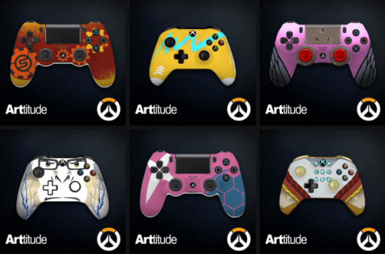 Blizzard personaliza unos mandos con motivos de Overwatch