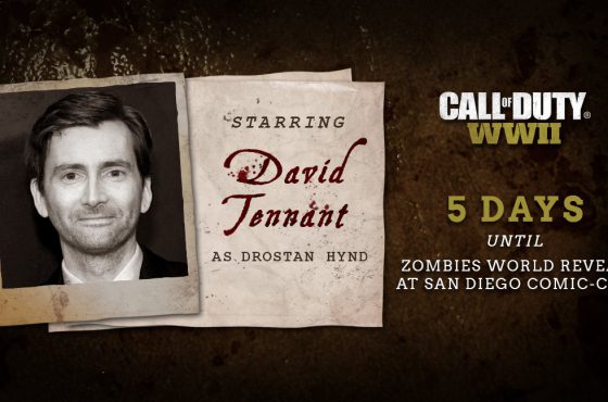 David Tennant será uno de los personajes del modo zombie de Call of Duty WWII