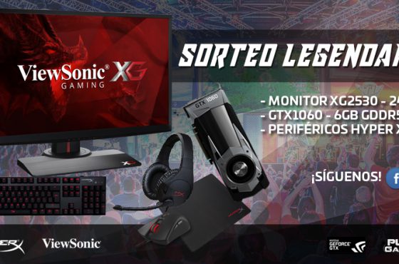 [FINALIZADO] SORTEO LEGENDARIO – ¡ViewSonic, HyperX, NVIDIA y PureGaming te regalan el mejor equipamiento para gamers!