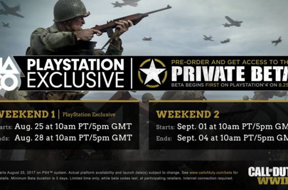 Si participas en la beta de Call of Duty: WWII recibirás un pack de combate