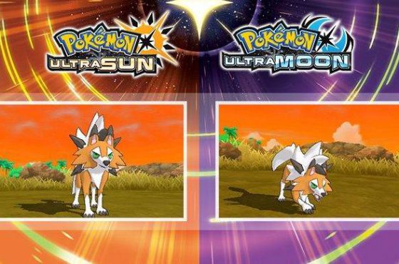 Pokémon Ultra Sol y Ultra Luna introducirán una nueva forma de Lycanroc
