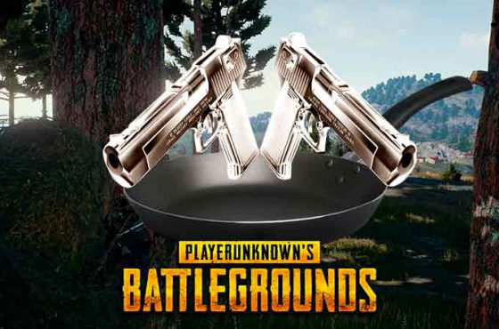 Comprueban si un arma real del PUBG puede atravesar una sartén