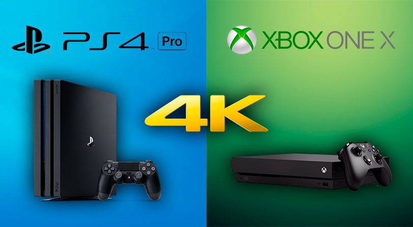 PlayStation 4 Pro Vs Xbox One X ¿Cual es mejor para reproducir contenido en 4K?
