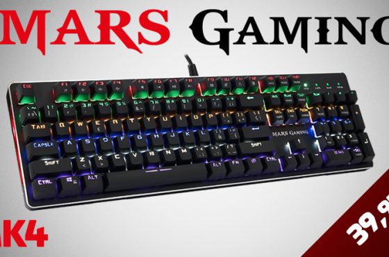 Mars Gaming MK4, el nuevo teclado mecánico al alcance de todos