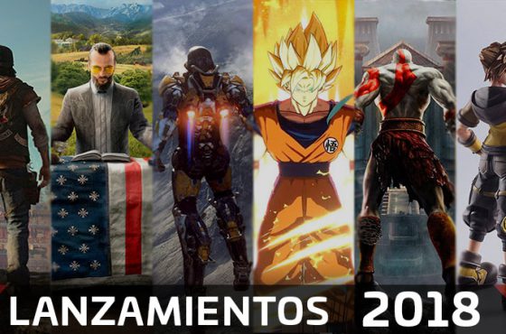 Lista de lanzamientos esperados durante el año 2018