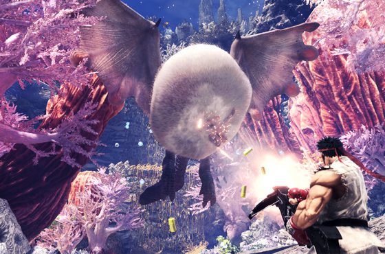 Street Fighter V ha llegado a Monster Hunter World solo en PS4… De momento