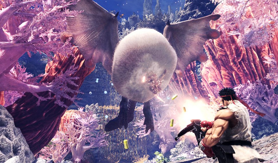 Street Fighter V ha llegado a Monster Hunter World solo en PS4… De momento