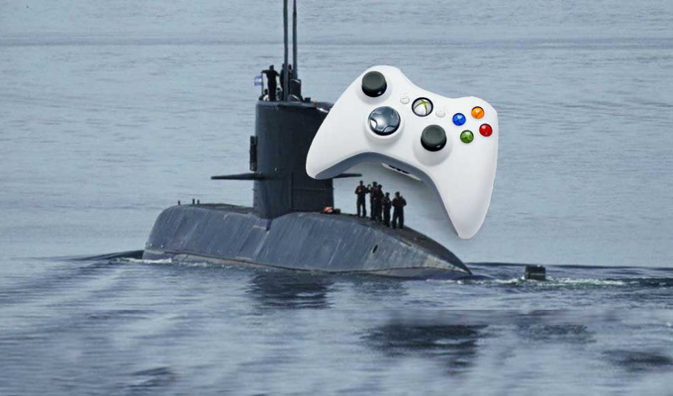 Controlar el periscopio de un submarino del ejercito es más facil con un mando de Xbox