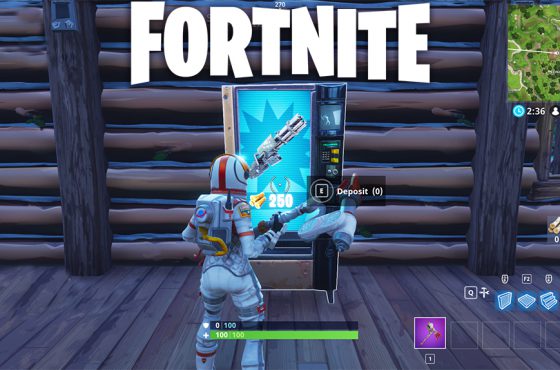 Las máquinas expendedoras llegarán esta semana a Fortnite