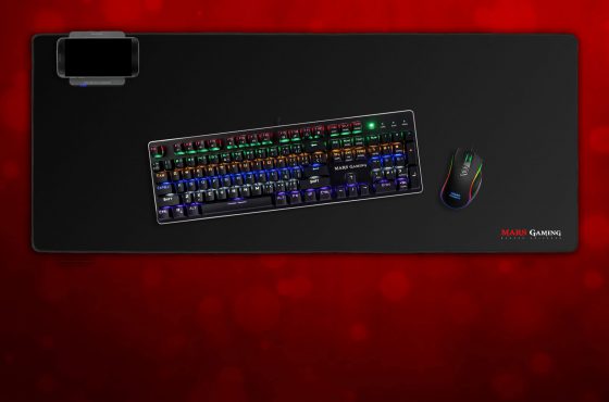 Esta es la nueva alfombrilla MMP4 de Mars Gaming que carga tu teléfono movil