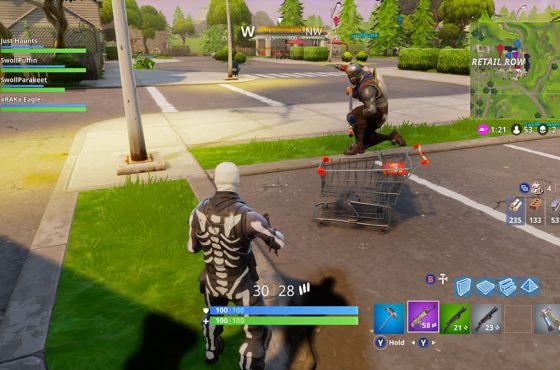 Fortnite añade un carrito de la compra como nuevo accesorio en Battle Royale