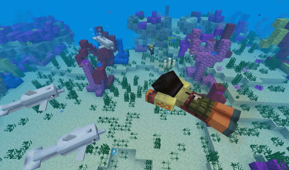 Disponible en Minecraft su primera expansión acuática de forma gratuita