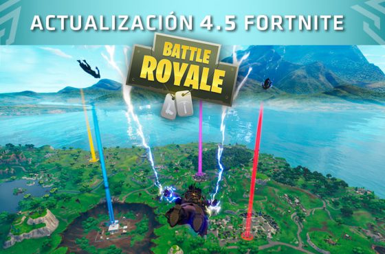 Actualización 4.5 de Fornite: Nuevas armas, Modo de Patio de juegos, Puntos Dobles…