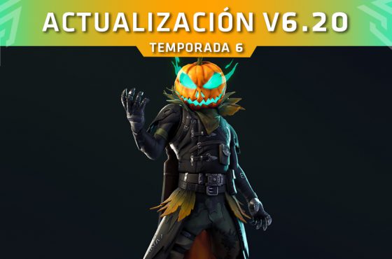 Fortnite recibe la actualización V6.20: ¡Esto es Halloween!