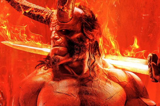 Así luce el nuevo y ardiente póster de la nueva película de Hellboy