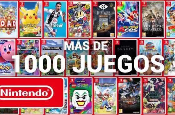 El catálogo de Nintendo Switch supera los 1.000 juegos