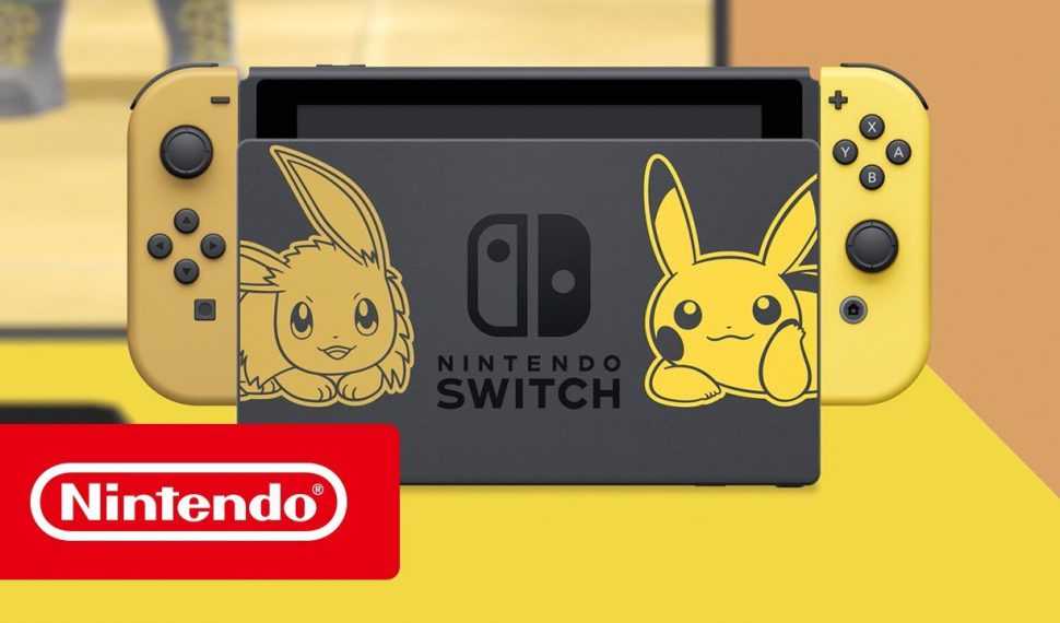 Nueva Nintendo Switch edición Pokémon Let’s Go Pikachu! y Let’s Go Eevee!