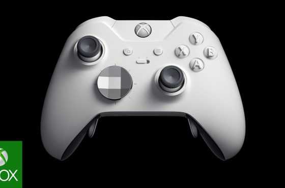 Nuevo mando Xbox Elite en color blanco presentado por Microsoft
