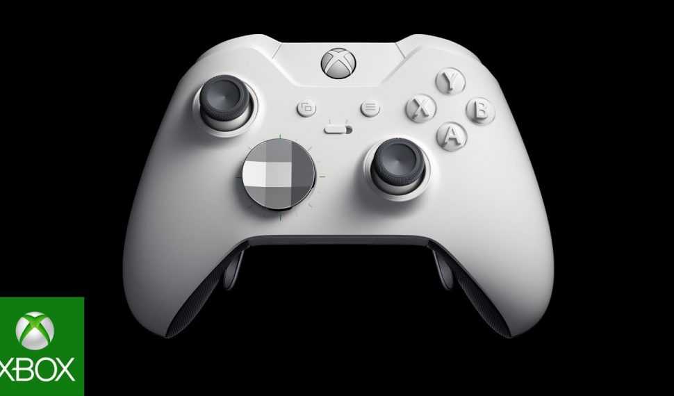 Nuevo mando Xbox Elite en color blanco presentado por Microsoft