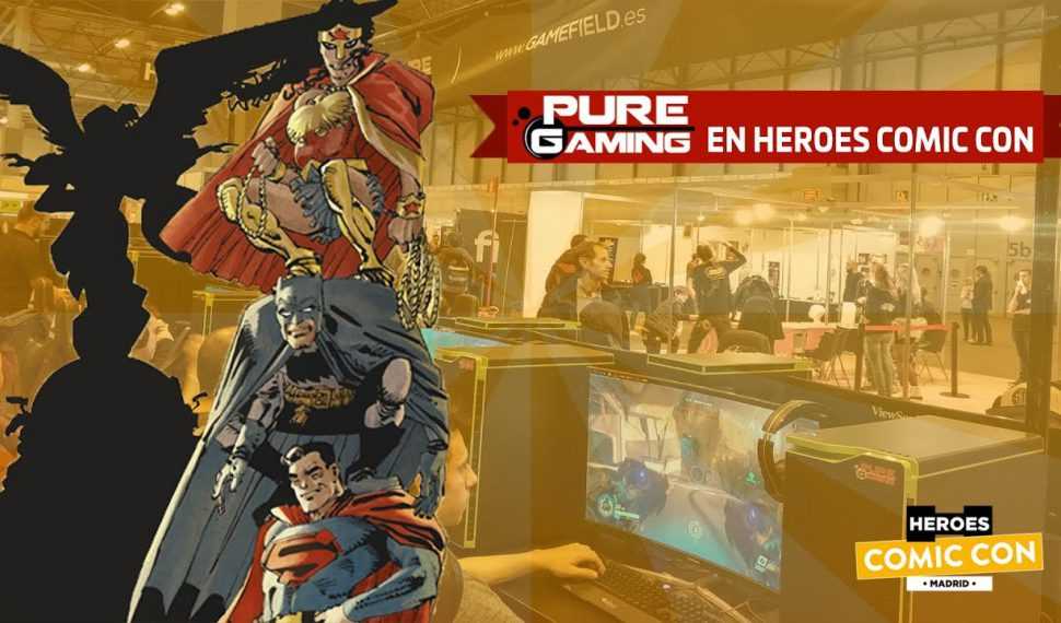 PureGaming estará en Heroes Comic Con Madrid 2018 – ¡Así serán nuestros torneos!