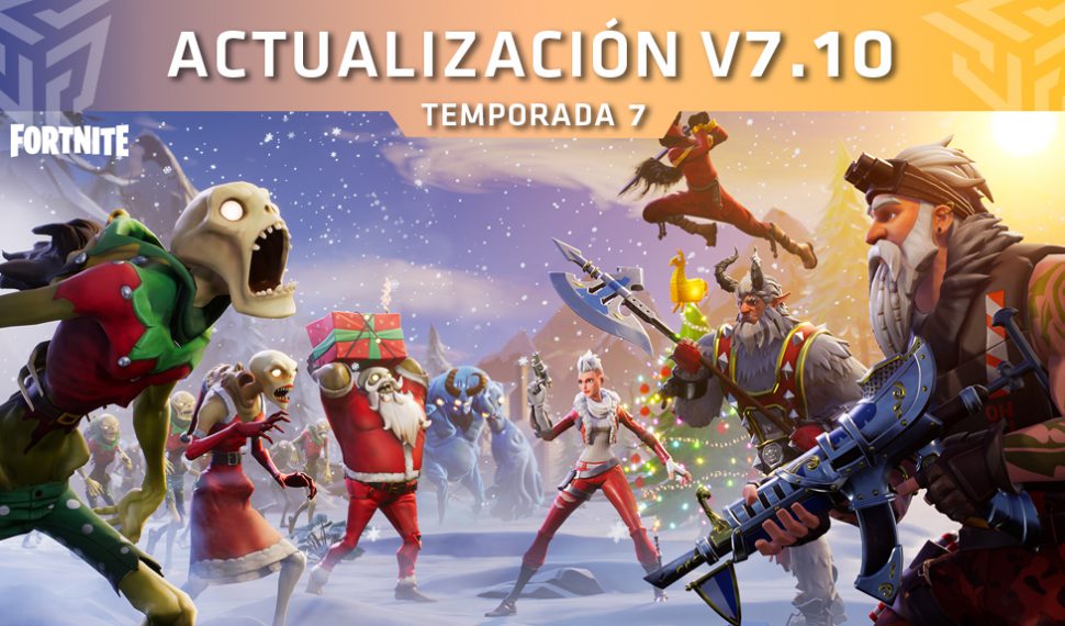 Fortnite recibe la actualización V7.10 – Cambios y novedades