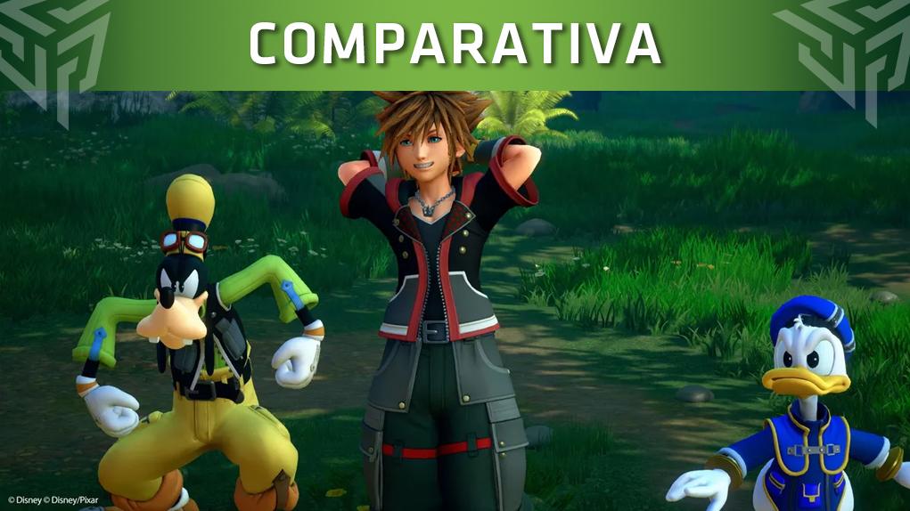 Comparativa gráfica de Kingdom Hearts III: PS4 vs PS4 Pro