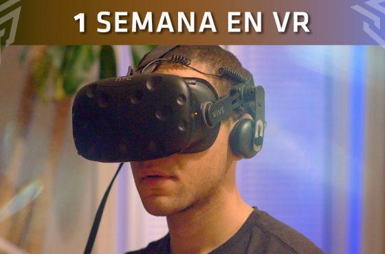 Una semana con gafas de Realidad Virtual: El reto que se ha propuesto este jugador