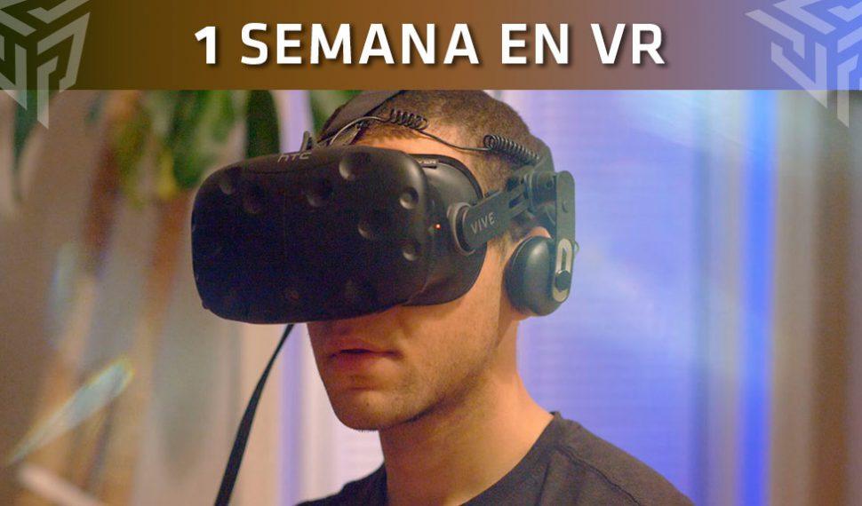 Una semana con gafas de Realidad Virtual: El reto que se ha propuesto este jugador