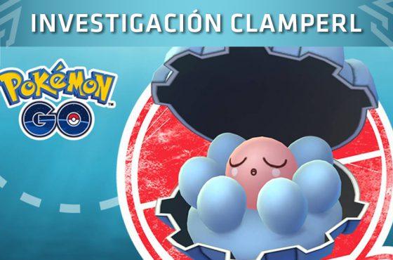 Pokémon Go recibe el evento temporal llamado Investigación Clamperl